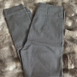 Dynamite Black and White Houndstooth Trousers